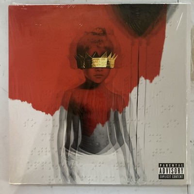 Rihanna - Anti  Red Colored 2LP Vinyl Record Excellent condition 