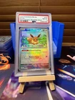 EEVEE #074 PSA 8 2025 POKEMON PRE EN-PRISMATIC EVOL MASTER BALL REVERSE HOLO