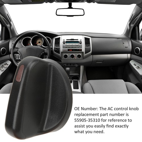 *Heater AC Control Knob 55905‑35310 AC Climate Control Knob Plastic Temperature - Picture 4 of 12