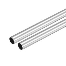 2Stk 304 Edelstahl Rohr 10mm 0.4mm Wand Dicke 300mm