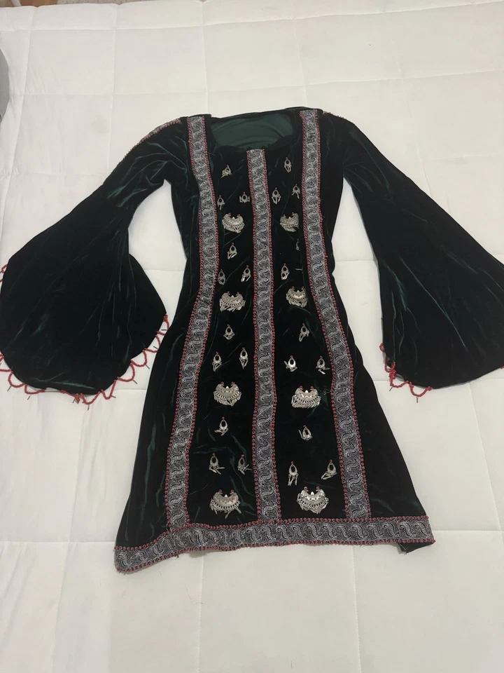 Vestido tradicional árabe yemení sanaaniفستان يمني صنعاني ،عربي تقليدي Foto 2 de 4