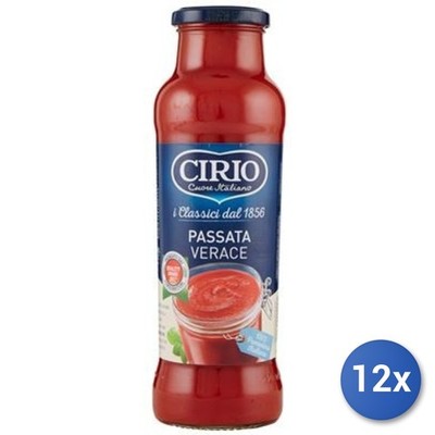 12x Multipack Cirio Passata Verace Gr 700 Passierte Tomaten