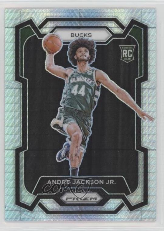2023-24 Panini Prizm Hyper Prizm Andre Jackson Jr #131 0nr3