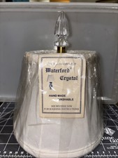 Waterford Lamp Shade Still Wrapped With Cryst...