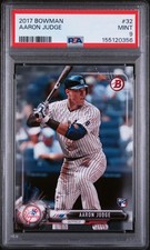 2017 Bowman Aaron Judge #32 Rookie PSA 9 New York Yankees Baseball Card. rookie card picture