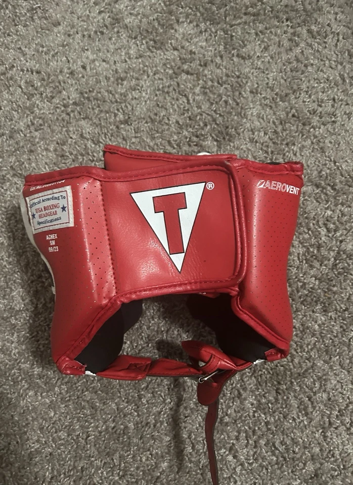 TITLE BOXING Aerovent Elite EE. UU. Boxeo Competición Tocado Con Mejillas Foto 3 de 4