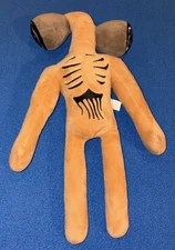 Double Siren Head Stuffed Plush Toy Beige and Brown Monster