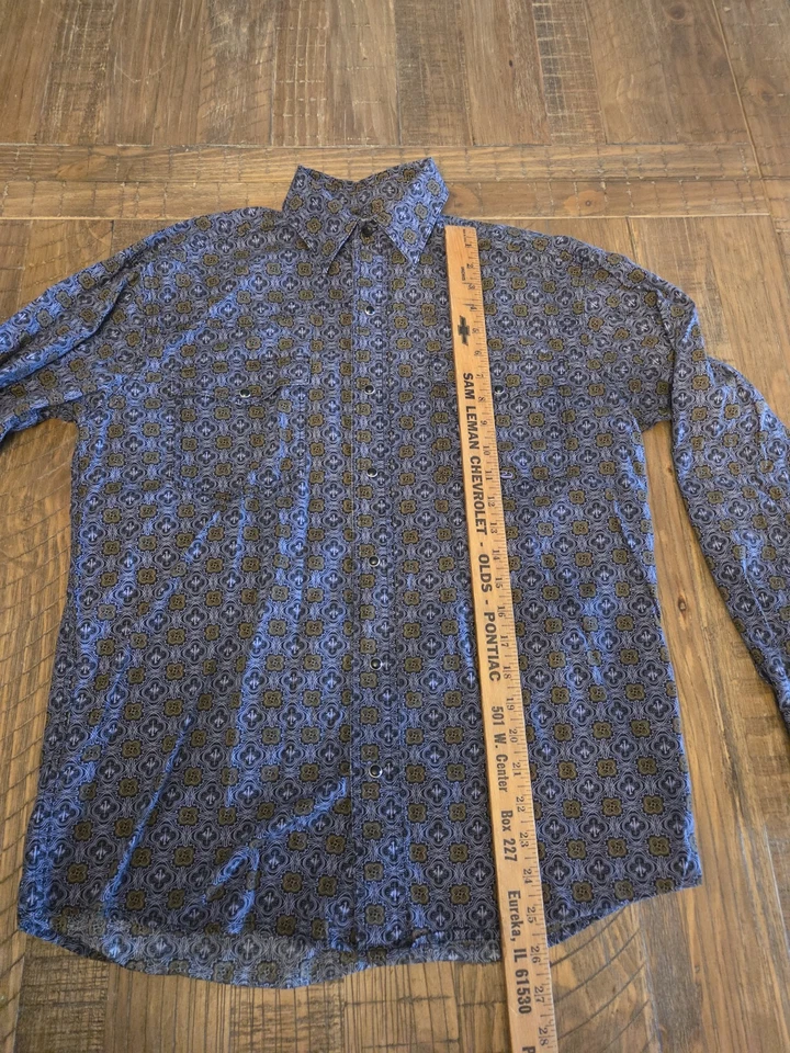 Camisa a presión para mujer Roper Western talla S Foto 3 de 4