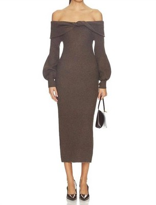 Astr Tilde Off Shoulder Sweater Dress Size L
