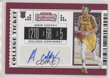 2019-20 Panini Contenders Draft Picks College Ticket Amir Coffey #116 Auto qc6