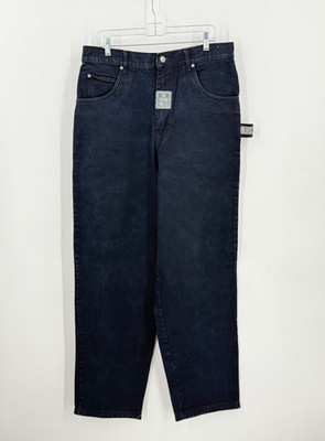 Sir Benni Miles Y2k Hip-Hop Skater Black Acid Wash Denim Jeans Men's Size 34