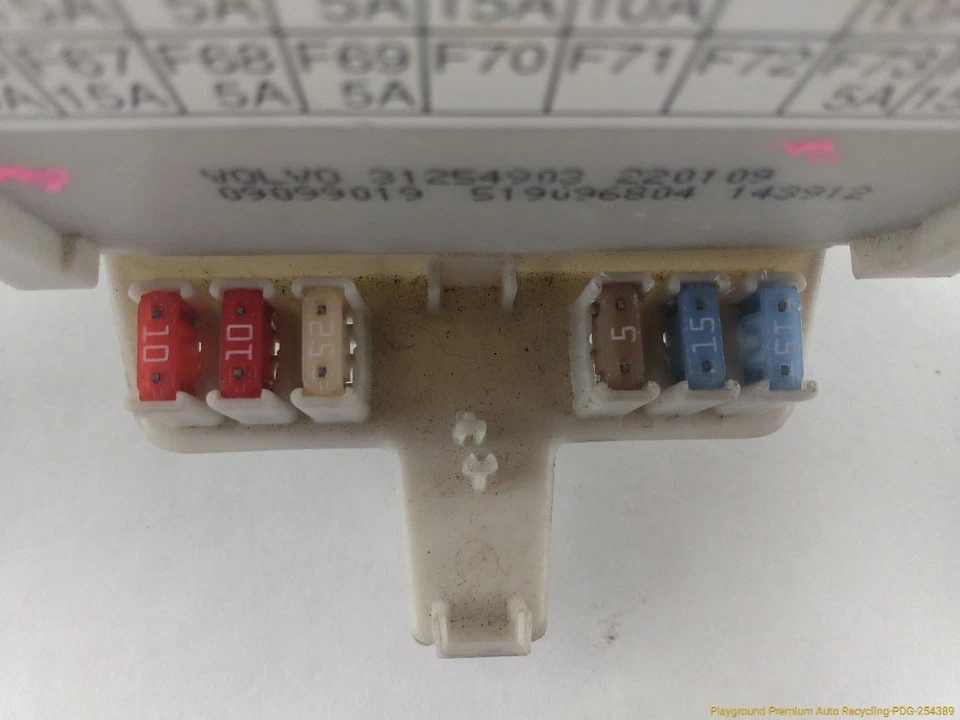 Volvo C30 Front Right Passenger Interior Cabin Fuse Box Fits 2007-2013 07 08 09 - Image 4 of 4