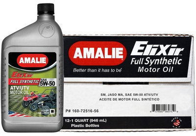 #ad #ad AMALIE Elixir 5W 50 Full Synthetic ATV amp; UTV Engine Oil 160 72516 56 1 Quar... $167.61