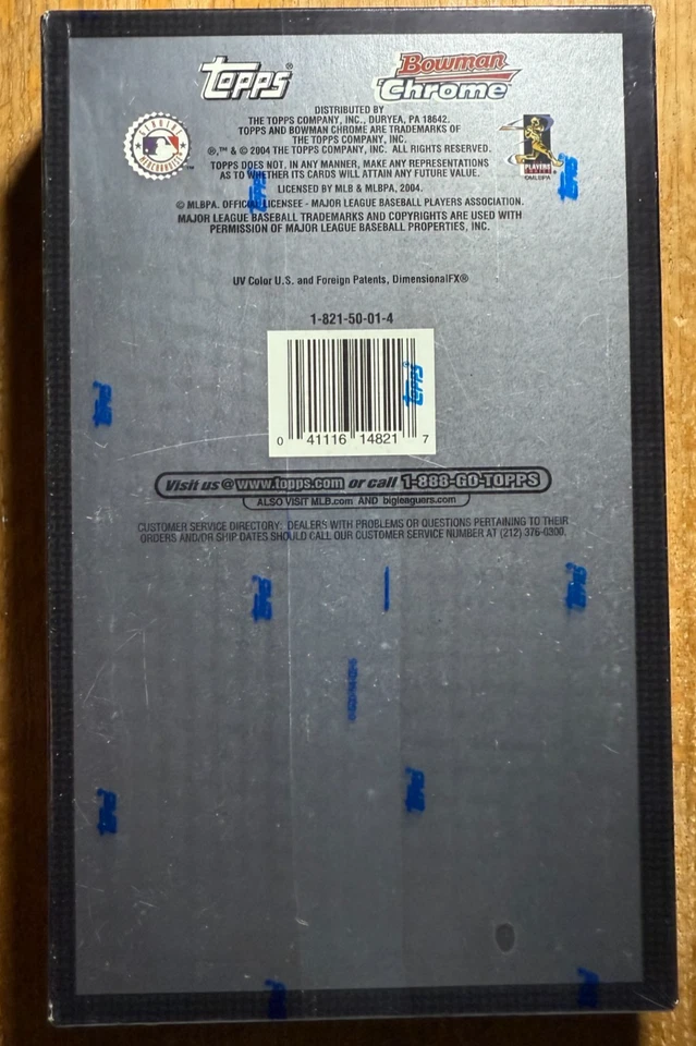 2004 Bowman Chrome Baseball Sealed Hobby Box...King Felix Auto RC?...Molina RC? - Image 4 of 4