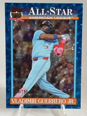 2026 Topps Series 2 Vladimir Guerrero Jr ALL-STAR BLUE Crackle Foil /150 91AS-37