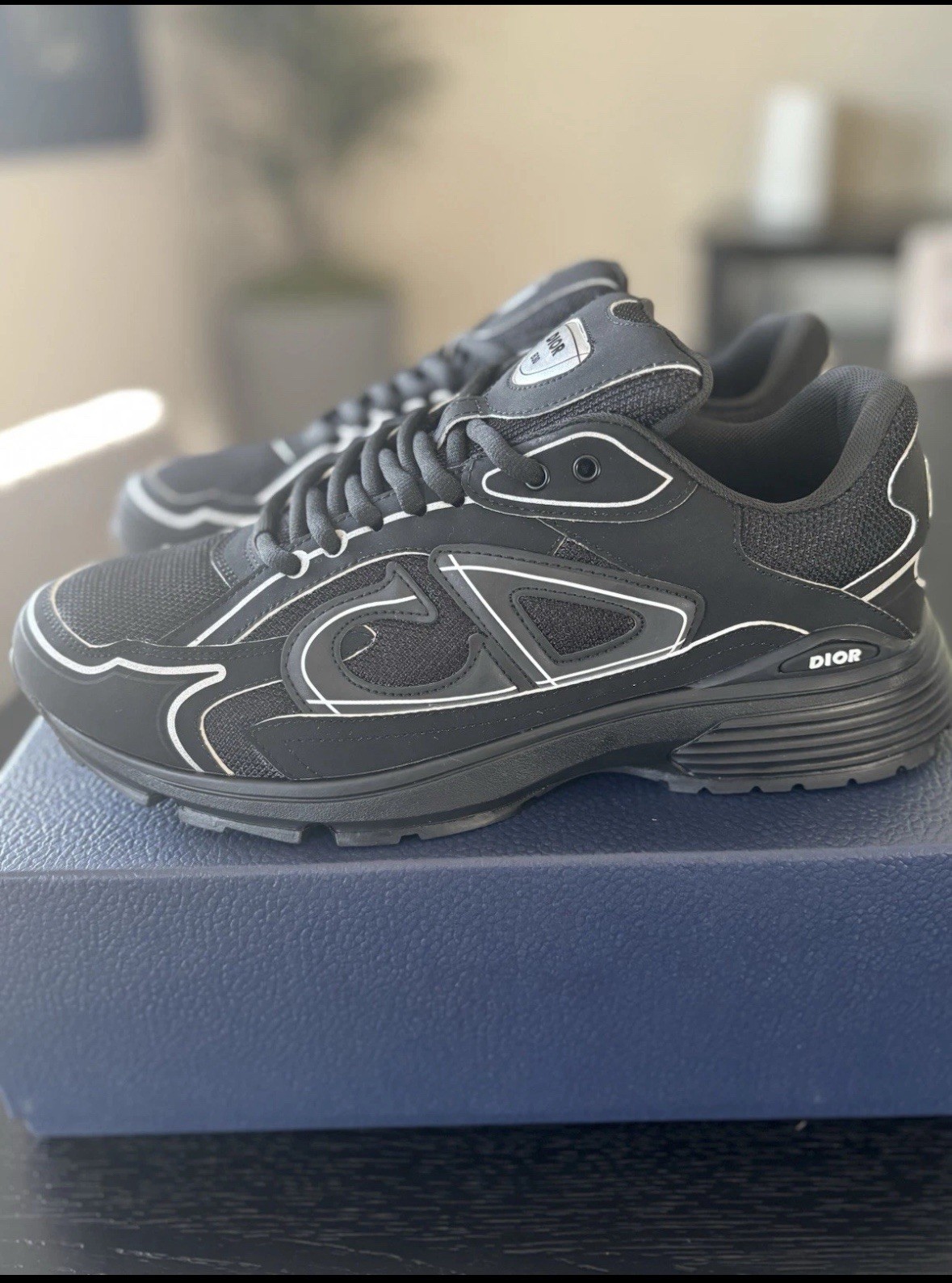 Dior B30 Black Sneakers Mens Size 11 Brand New