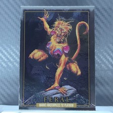 FERAL 2024 SkyBox Marvel Masterpieces '92 Platinum #55