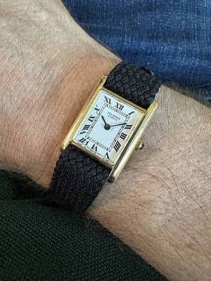 Super selten! Technos Quartz Mini Tank Vintage Watch