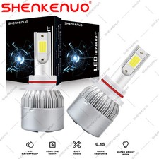 9007hb5 Ice Blue 8000k 2pcs Cob Led Headlight Bulbs High Low Beam