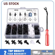 105X Car Body Retainer Push Pin Rivet Clip Trim Panel Moulding Assortment