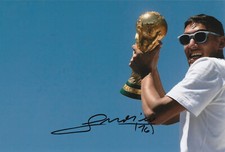 Signed NAHUEL MOLINA Argentina World Cup 2022 12" x 8" photo EXACT PROOF/ COA