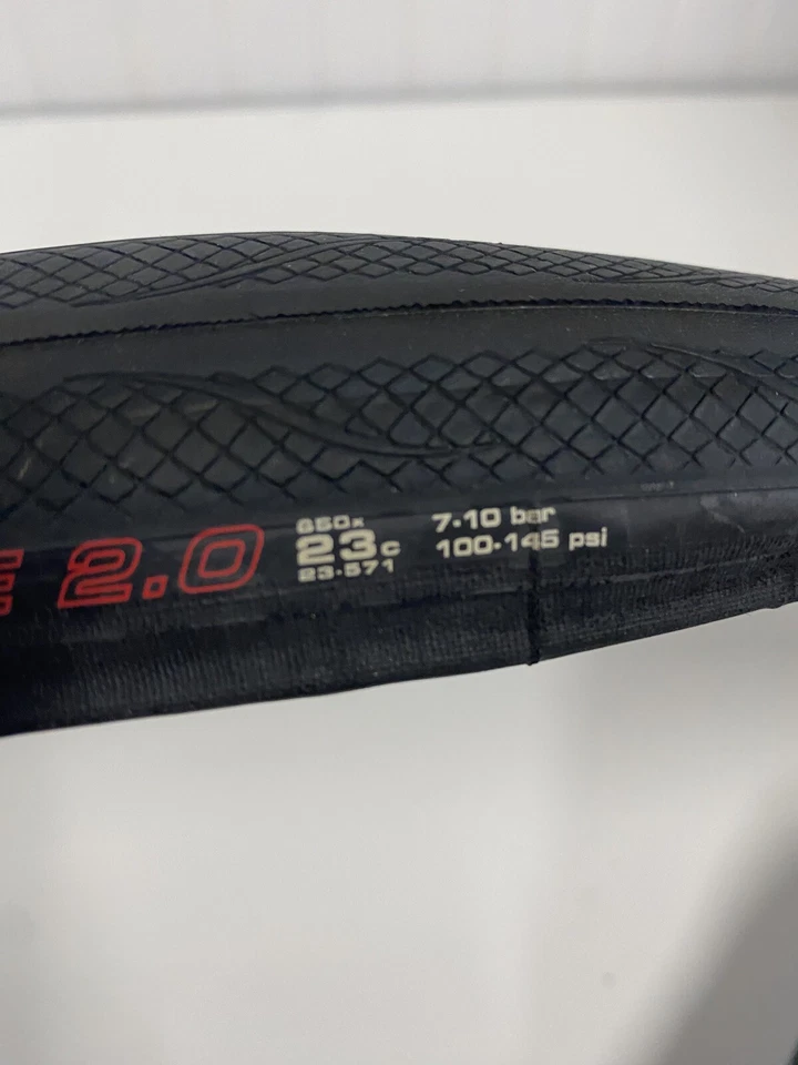 Vittoria Rubino Pro G2.0 公路轮胎 - 650c x 23,钳子,折叠,黑色,150tpi — 第 3/4 张图片