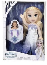 DISNEY FROZEN-2 SNOW QUEEN ELSA DOLL AND ACCESSORY SET NEW