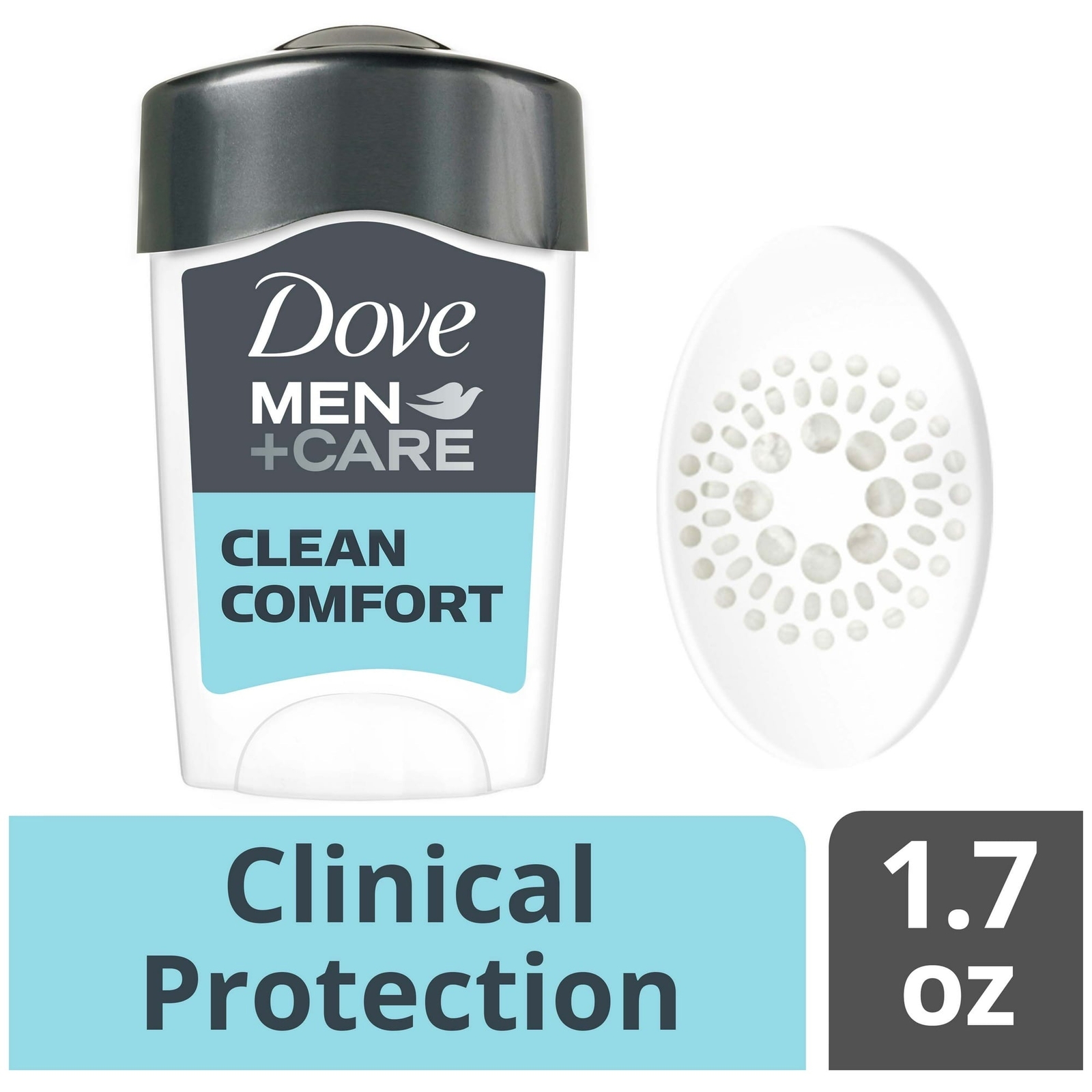 Dove Men+Care Clinical Protection Antiperspirant Clean Comfort 1.7oz (24 Pack)
