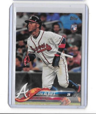 2018 Topps Series 1 #276 OZZIE ALBIES RC Base Paper Braves