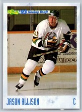 1993 Classic '93 Hockey Draft Jason Allison Rookie London Knights RC #13
