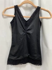 NWOT RUBY RIBBON Size 32 Black Shape & Supprt Top Tank Lace Decorated Women’s