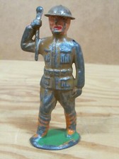 BARCLAY LEAD SOLDIER - DRUM MAJOR, Short Stride, Removable Helmet