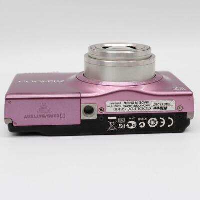 Nikon COOLPIX S6100 16.0MP Compact Digital Camera Pink Tested-90