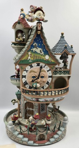 Verzauberter Uhrturm Enesco SELTEN CIB getestet funktioniert Mutter Gans Kinderreime - Bild 3 von 24