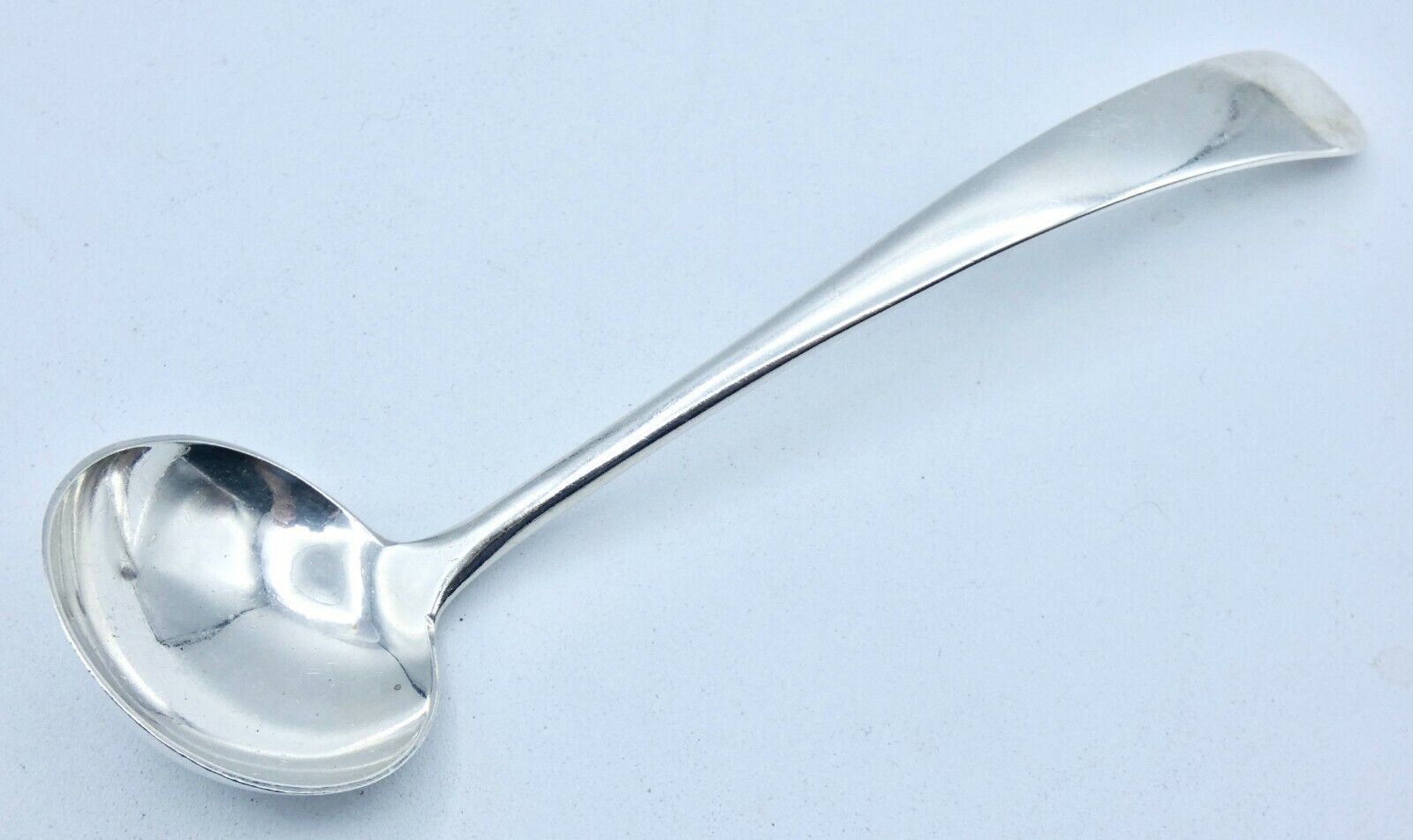 S. Kirk & Son Sterling Silver Old Maryland Plain Cream Ladle No Mono  5 3/8"