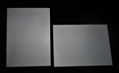7.50'' x  5.50'' x 0.025'' THIN RECTANGULAR ALUMINA CERAMIC SHEET  No.: 504