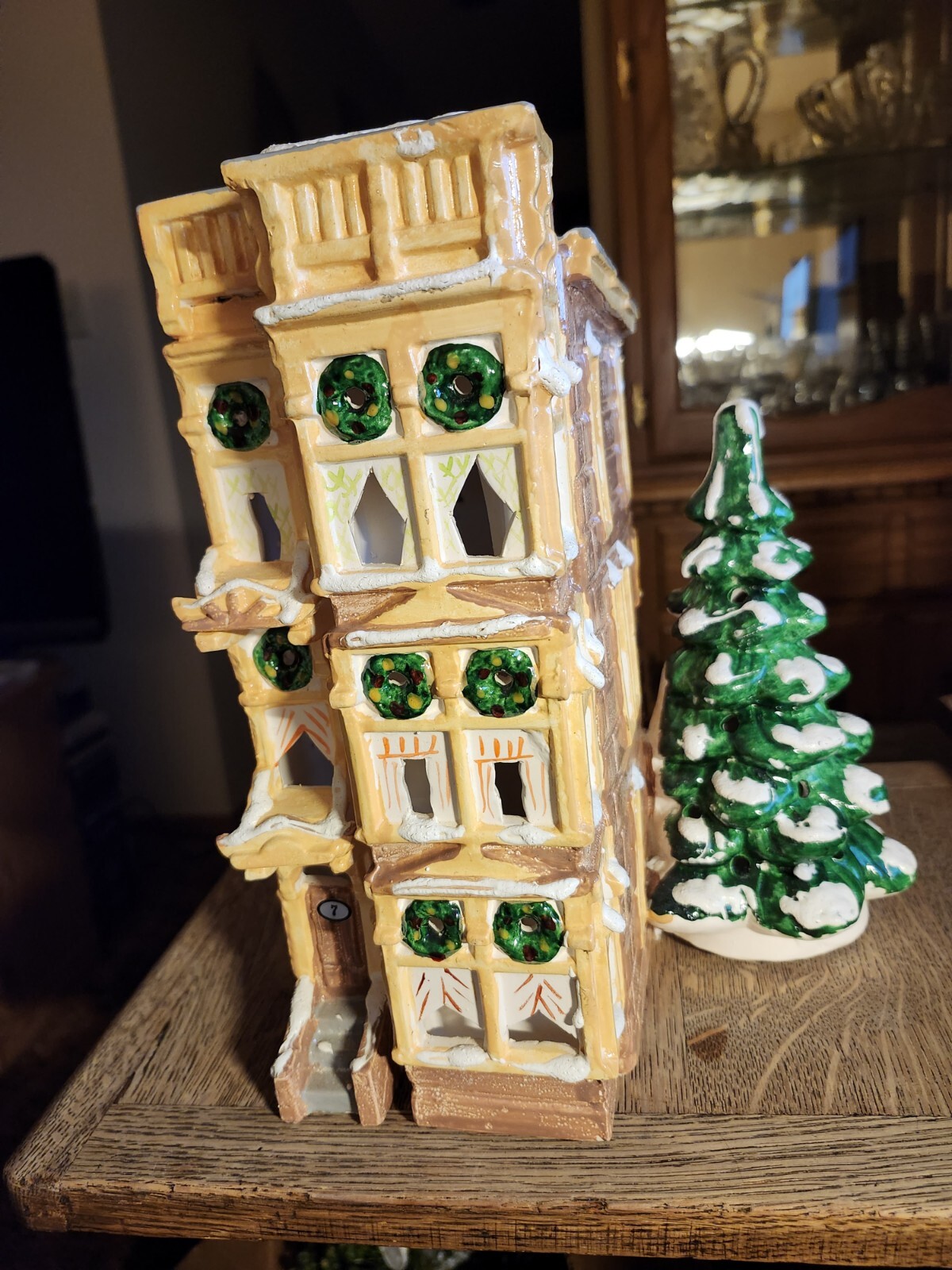 Department 56 1980 Original Snowhouse With Ceramic Tree eBay