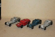 FOUR NICE MIDGETOY & TOOTSIETOY FORD HOT ROD ROADSTERS