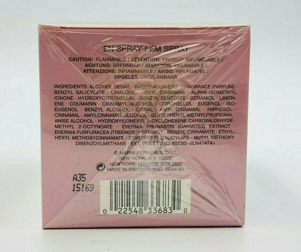 MARNI ELEMENT 2.2 OZ / 65 ML EAU DE PARFUM SPRAY PARA MUJER SELLADO Foto 2 de 4