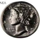 1919-D Mercury Dime ~ Borderline Uncirculated (AU++) ~~ 90% Silver