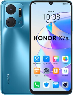 Honor X7A 128GB 4GB Ram Dual SIM Android Ocean Blue Unlocked Dual Sim UK****