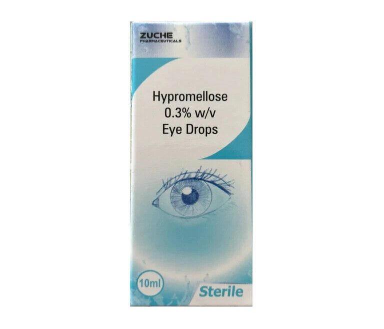Hypromellose 0.3 Eye Drops For Dry Eyes 10ml 6 pack Brand May Vary