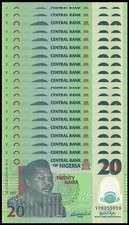 NIGERIA 20 NAIRA 2007 P 34 UNC POLYMER x 20 PCS