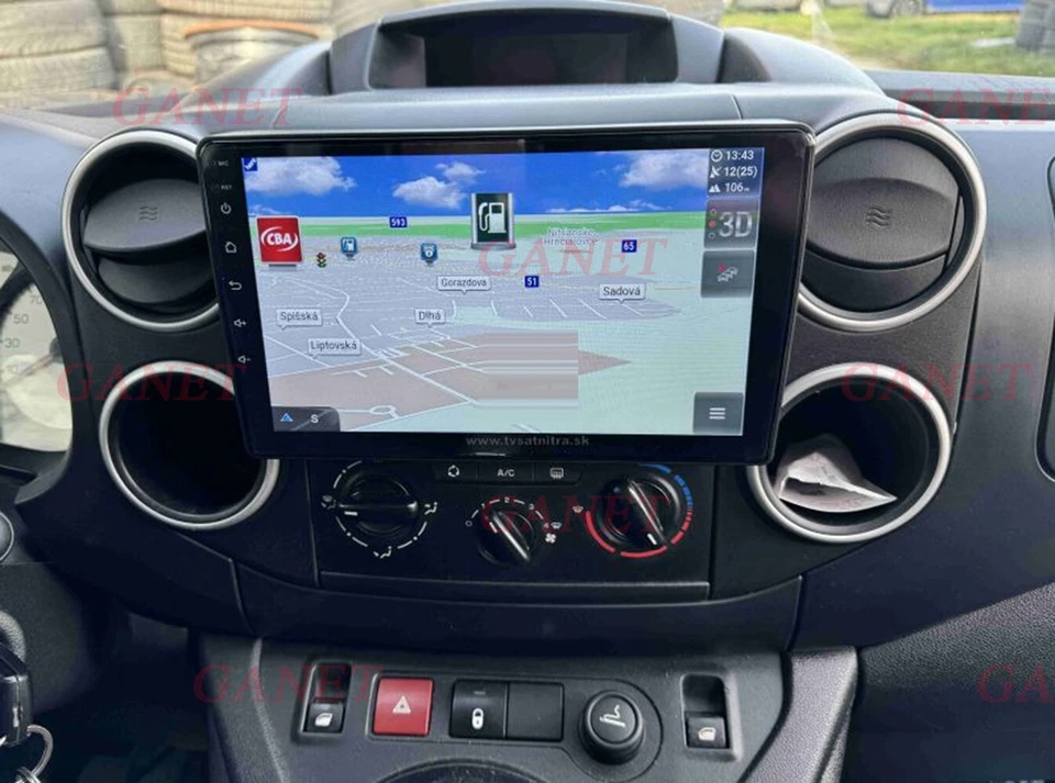 For Peugeot Partner 2008-2018 Apple Carplay Car Stereo Radio Android 13 GPS 64G - Image 2 of 4