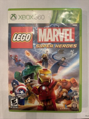 Lego Marvel Super Heroes Xbox 360, Tested, Free Shipping