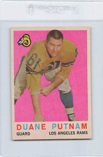 1959 Topps #67 Duane Putnam Rams NM/MT *2307