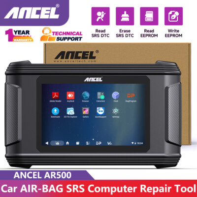 ANCEL AR500 Car SRS Repair Tool Battery Reset Automotive OBD2 Diagnostic Scanner