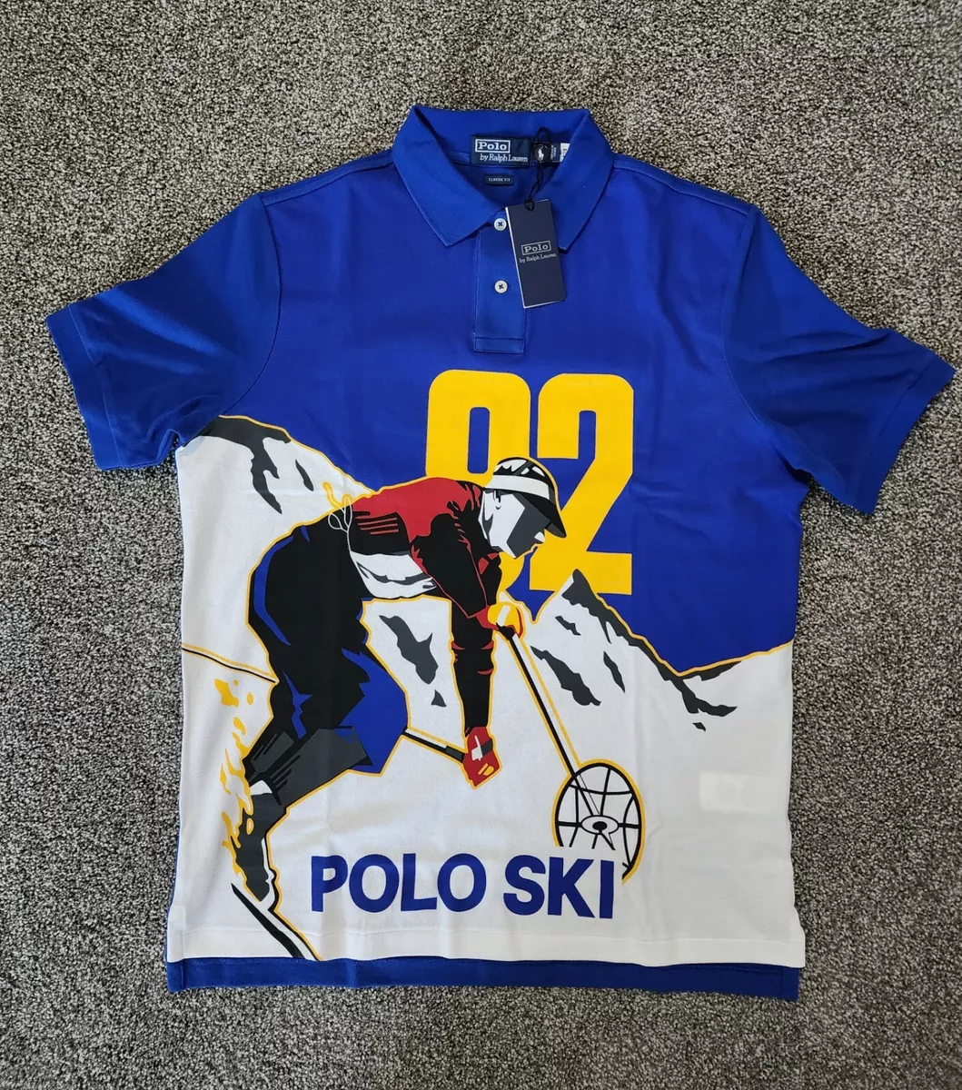 Ralph Lauren Ski Polo Shirt ,stadium 1992,Jordan 1,sportsman, Polo sport Size L