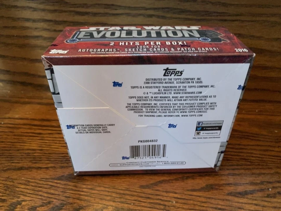 2016 Topps Star Wars Evolution Edition Factory SEALED Trading Card HOBBY Box - Image 2 of 2