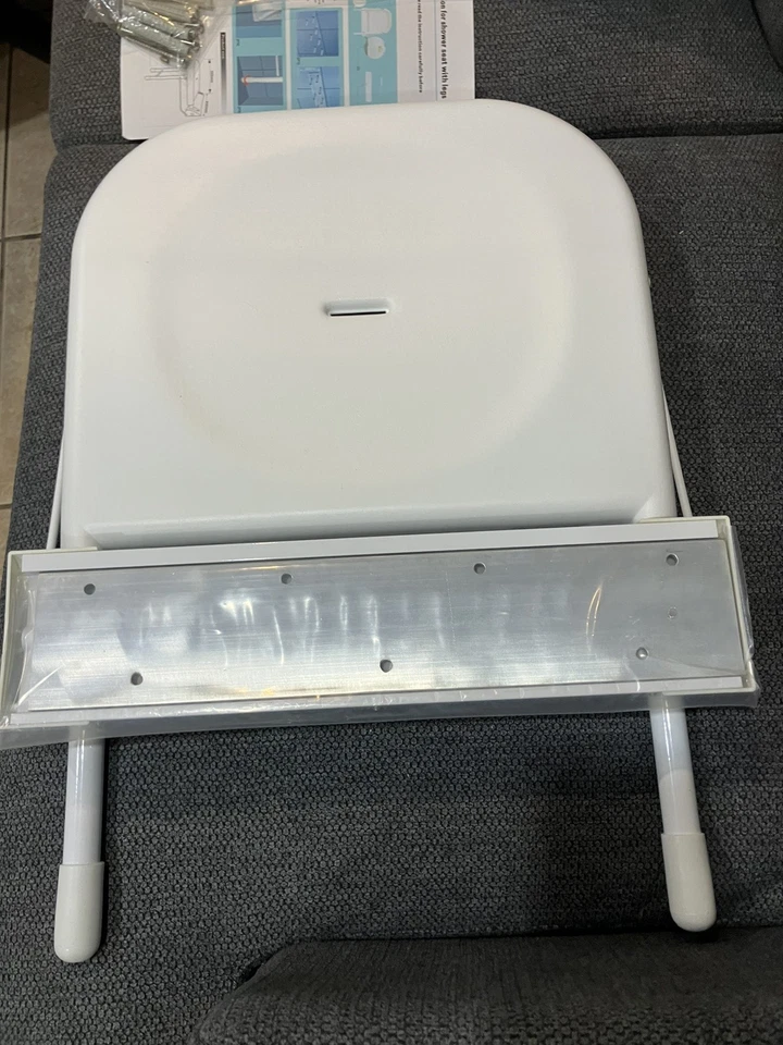 asiento de ducha plegable con patas fácil instalación Foto 4 de 4